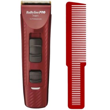 Babyliss Pro X2 Volare Ferrari Adjustable Clipper FXF811 Red and Large Comb. View a larger version of this product image.
