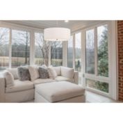 Cal Lighting 60W X 3 Addison Drum Pendant Fixture. Dia 24"