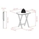 Alternate image 1 for Cade 2-Pc Oversize Snack Table Set, Coffee