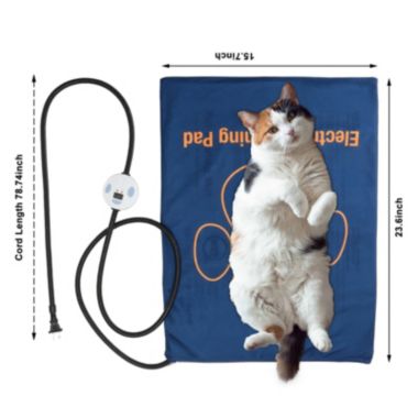 Ownpets Pet Electric Heating Pad Waterproof with Chew Resistant Cord. View a larger version of this product image.