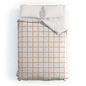 Deny Designs Little Arrow Design Co blush grid Comforter