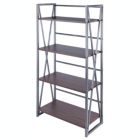 Alternate image 0 for Winsome Isa 4-Tier Shelf, Graphite and Walnut