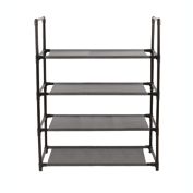 Stackable Shoe Storage and Organizer Racks 4-Tier