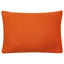 Unique Bargains Indigo7 Authorized Velvet Throw Pillowcase Oblong Tangerine
