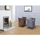 Alternate image 3 for Proman Products Multifunctional Storage Bag with Heavy Duty Metal Frame - Brown