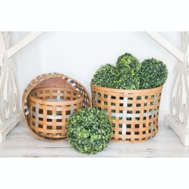 TX USA Home Decorative Woven Storage Basket - Set of 3. View a larger version of this product image.