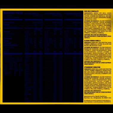 Carnation Breakfast Essentials Instant Complete Nutritional Drink, Variety Pack, 12.6 OZ. View a larger version of this product image.