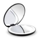 Alternate image 0 for GLAM HOBBY Makeup Compact Mirror Folding Portable Pocket LED Lights 4.5 inch in Black