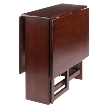 Clara Double Drop Leaf Dining Table, Walnut. View a larger version of this product image.