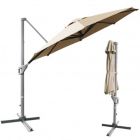Alternate image 0 for Costway 11ft Patio Offset Umbrella with 360° Rotation and Tilt System-Coffee