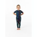 Alternate image 1 for Sleep On It Boys Neon Splatter Super Soft Snug Fit 2-Piece Pajama Sleep Set