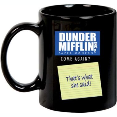 The Office Dunder Mifflin"That's What She Said" Heat Changing Mug. View a larger version of this product image.