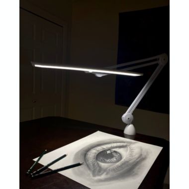 Daylight Lumi Task Lamp - U35500 - Adjustable Brightness - LED - Flexible Shade. View a larger version of this product image.