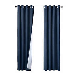 Commonwealth Thermaplus Bedford Total Blackout Grommet Curtain - 52