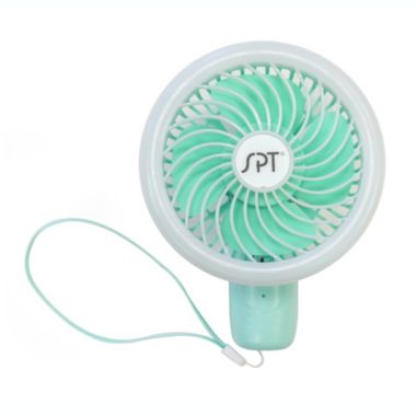 Sunpentown Personal Hand-Held Fan - Green. View a larger version of this product image.