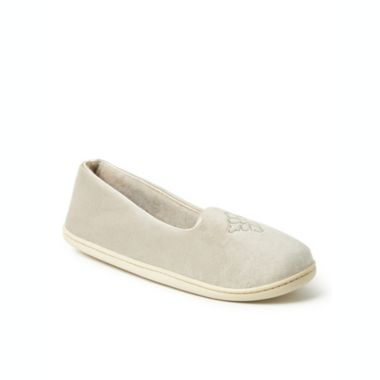 Dearfoams Womens Rebecca Microfiber Velour Closed Back. View a larger version of this product image.