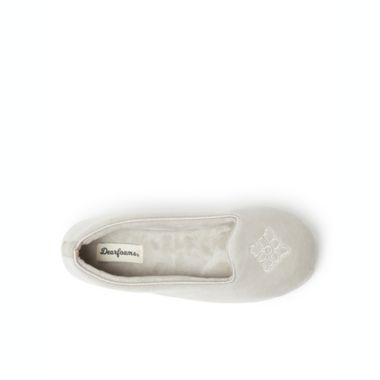 Dearfoams Womens Rebecca Microfiber Velour Closed Back. View a larger version of this product image.