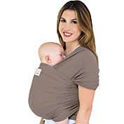 KeaBabies Baby Wraps Carrier, Baby Sling, All in 1 Stretchy Baby Sling Carrier for Infant (Copper Gray)