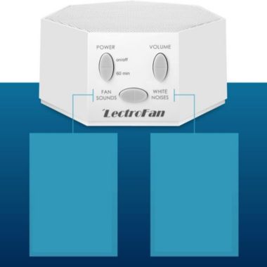 LectroFan Premium High Fidelity Noise Sound Machine with 20 Unique Non-Looping Fan and Noise Sounds and Sleep Timer - White. View a larger version of this product image.