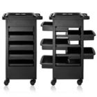 Alternate image 3 for Saloniture Beauty Salon Rolling Trolley Cart With 5 Drawers