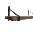 Alternate image 0 for TX USA Metal Bracket for Foster Shelf, Vertical Mount, Set of 2 - Black