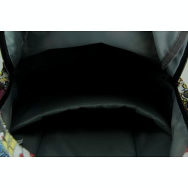 Comeco Colorful Cartoon Monster Mass Canvas Backpack. View a larger version of this product image.