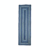 Home Spice Decor 11" x 36" Table Runner Rectangle Denim Jute Braided Accessories