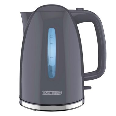 Black and Decker Rapid Boil 7 Cup Electric Kettle Gray. View a larger version of this product image.