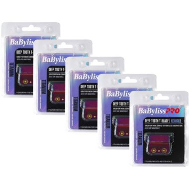 BaByliss Pro Replacement Titanium Deep Tooth T-Blade #FX707C2 - 5 Count. View a larger version of this product image.