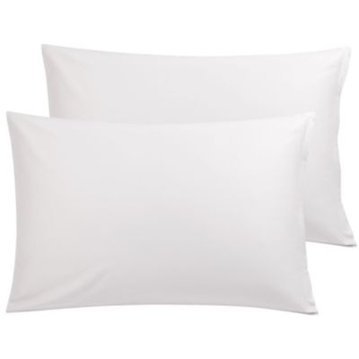PiccoCasa Zipper Soft 2Pack Cotton Pillowcases, Isabelline Queen