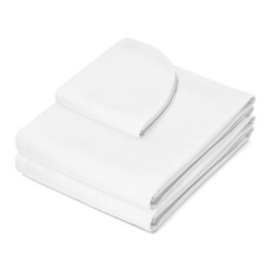 Saloniture 3-Piece Microfiber Massage Table Sheet Set - Premium Facial Bed Cover - Includes Flat and Fitted Sheets with Face Cradle Cover. View a larger version of this product image.