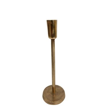BIDK Home 10" Bronze Contemporary Candlestick Holder Tabletop Decor - Large. View a larger version of this product image.
