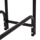 Alternate image 3 for Sunnydaze Outdoor Heavy-Duty Steel Firewood Log Rack Holder and Weather-Resistant Polyester Log Rack Cover - 4' - Black