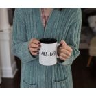 Alternate image 2 for Friends TV Show Mr. Rachel Cat Whiskers and Mrs. Ross Moustache Double-Sided Ceramic Mugs   Set of 2   Funny Couples Gift Set   Each Mug Holds 15 Ounces