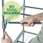 Alternate image 2 for Garden Elements Personal Plastic Indoor Standing Greenhouse For Seed Starting and Propagation, Frost Protection (Clear, Small, 27in x 19in x 62in)