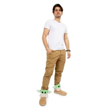 Star Wars  The Mandalorian Grogu Women's Boot Slippers. View a larger version of this product image.