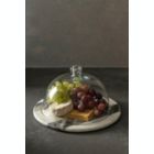 Alternate image 1 for GAURI KOHLI Somerset Marble Cheese Plate with Glass Cloche
