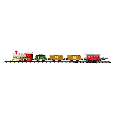 Northlight 16-Piece Battery Operated Lighted and Animated Christmas Express Train Set with Sound. View a larger version of this product image.