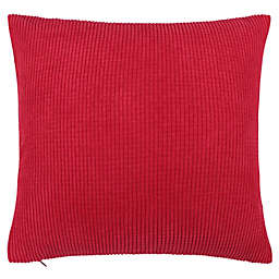 PiccoCasa Decor Soft Corduroy Corn Striped Throw Pillow Cover, Red 20