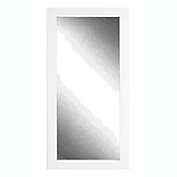 BrandtWorks Home Decor Accent Pure White Floor Mirror 32" x 66"