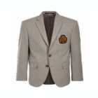 Alternate image 0 for Ralph Lauren Big Boy's Solid Sport Coat with Faux Suede Elbow Patches Gray Size 16