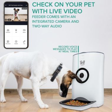 Arf Pets Smart Automatic WiFi Pet Feeder Food Dispenser for Dogs, Cats & Small Animals. View a larger version of this product image.