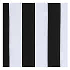 Alternate image 3 for Commonwealth Outdoor Decor Coastal Stripe UV Protected Printed Top Panel With 8 Gun Metal Grommets - 50x96" - Black