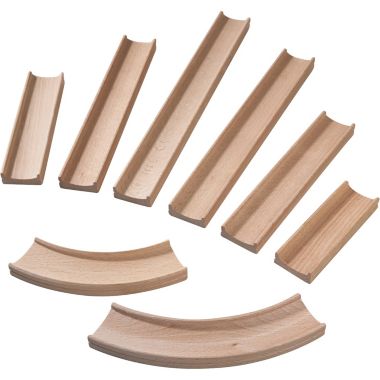 HABA Kullerbu Expansion Set - Straight Tracks and Curves. View a larger version of this product image.