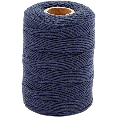 Bright Creations Cotton Twine String for Crafts, Dark Blue Jute Twine (2mm, 218 Yards, 656 Ft). View a larger version of this product image.