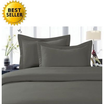 Elegant Comfort Sheet Set Quality Super Soft Wrinkle Free 4 pc in Gray