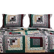 Greenland Home Fashion Pine Grove Floral Print Perfect Pillow Sham - King 20x36", Multi