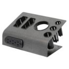 Alternate image 0 for Saloniture Tabletop Hair Iron & Blow Dryer Holder - Salon Appliance Stand w/ 3 Outlets