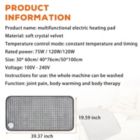 Alternate image 1 for Elegant Choise Electric Heating Heating Pad 10 Heat Levels, 40*20 inch