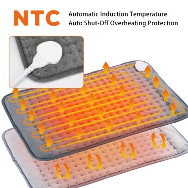 Elegant Choise Electric Heating Heating Pad 10 Heat Levels, 40*20 inch. View a larger version of this product image.